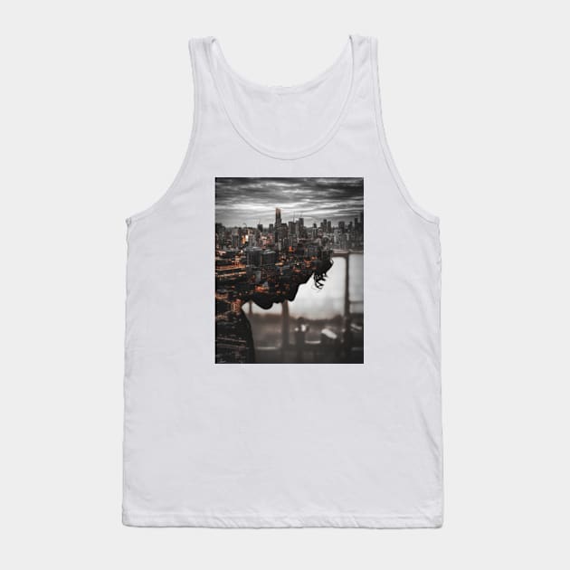 Social pressure Tank Top by fndesignart